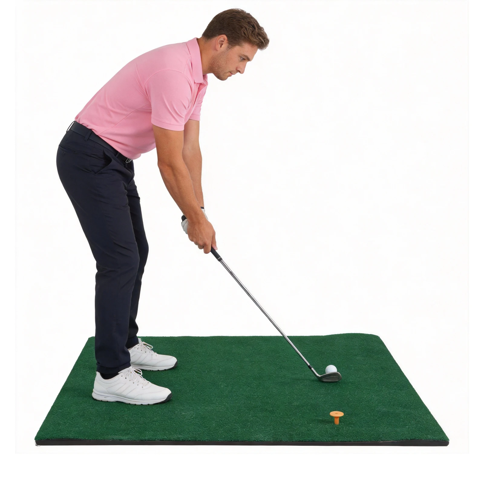 5x5ft Golf Hitting Mat Artificial Turf Matt Golf Practice Mat Training Aid for Backyard/Garage/Driving Range
5x5ft Golf Hitting Mat Artificial Turf Matt Golf Practice Mat Training Aid for Backyard/Garage/Driving Range