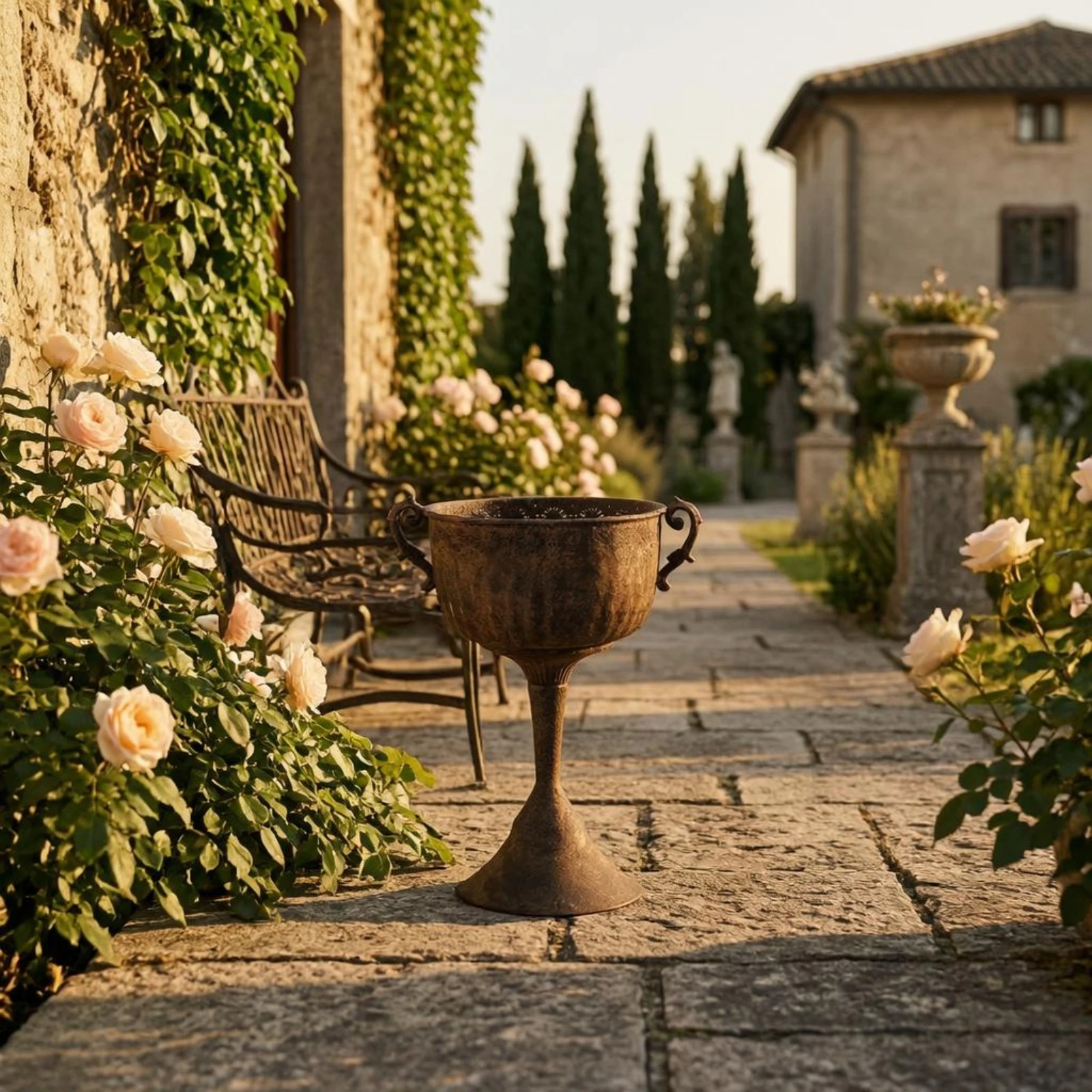 Pedestal Urn Planter Tall Urn Planter Decorative Plant Pot Brown Pedestal Vase Large Size
Pedestal Urn Planter Tall Urn Planter Decorative Plant Pot Brown Pedestal Vase Large Size