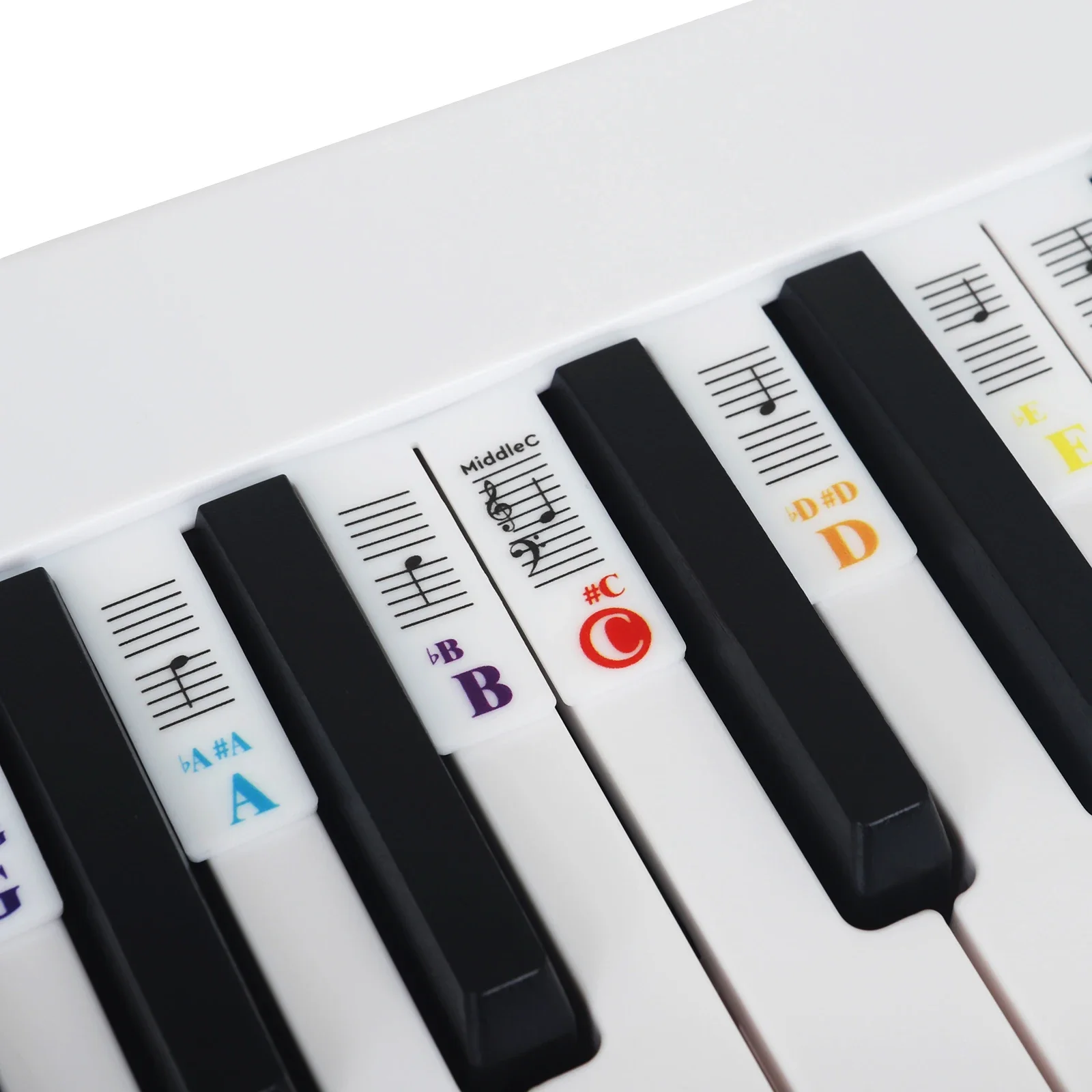 61/88 Key Piano Note Strips Upright Pianos White Silicone Note Sticker Electronic Keyboard Keyboard Instrument Piano Accessories
61/88 Key Piano Note Strips Upright Pianos White Silicone Note Sticker Electronic Keyboard Keyboard Instrument Piano Accessories