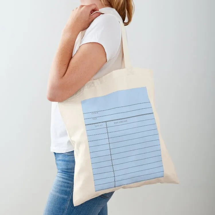 Vintage Library Card - Blue Tote Bag bags luxury women shopper bags for women Cloth bag tote bag screen 
Vintage Library Card - Blue Tote Bag bags luxury women shopper bags for women Cloth bag tote bag screen