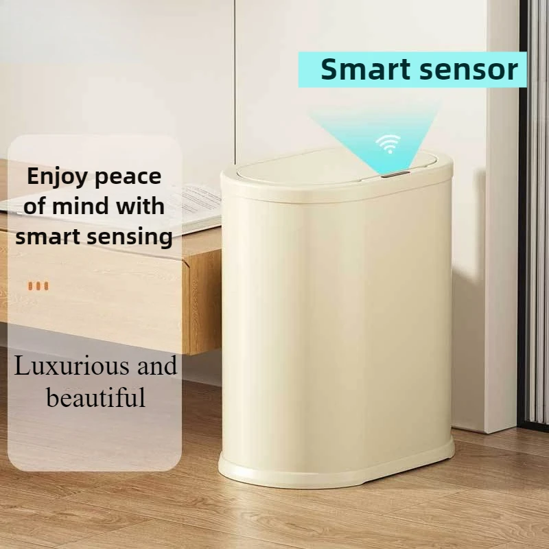 Bedroom Smart Trash Can Automatic Sensor Kitchen Litter Bins Bathroom Luxury Garbage Bin Office Large Household Waste Bins
Bedroom Smart Trash Can Automatic Sensor Kitchen Litter Bins Bathroom Luxury Garbage Bin Office Large Household Waste Bins