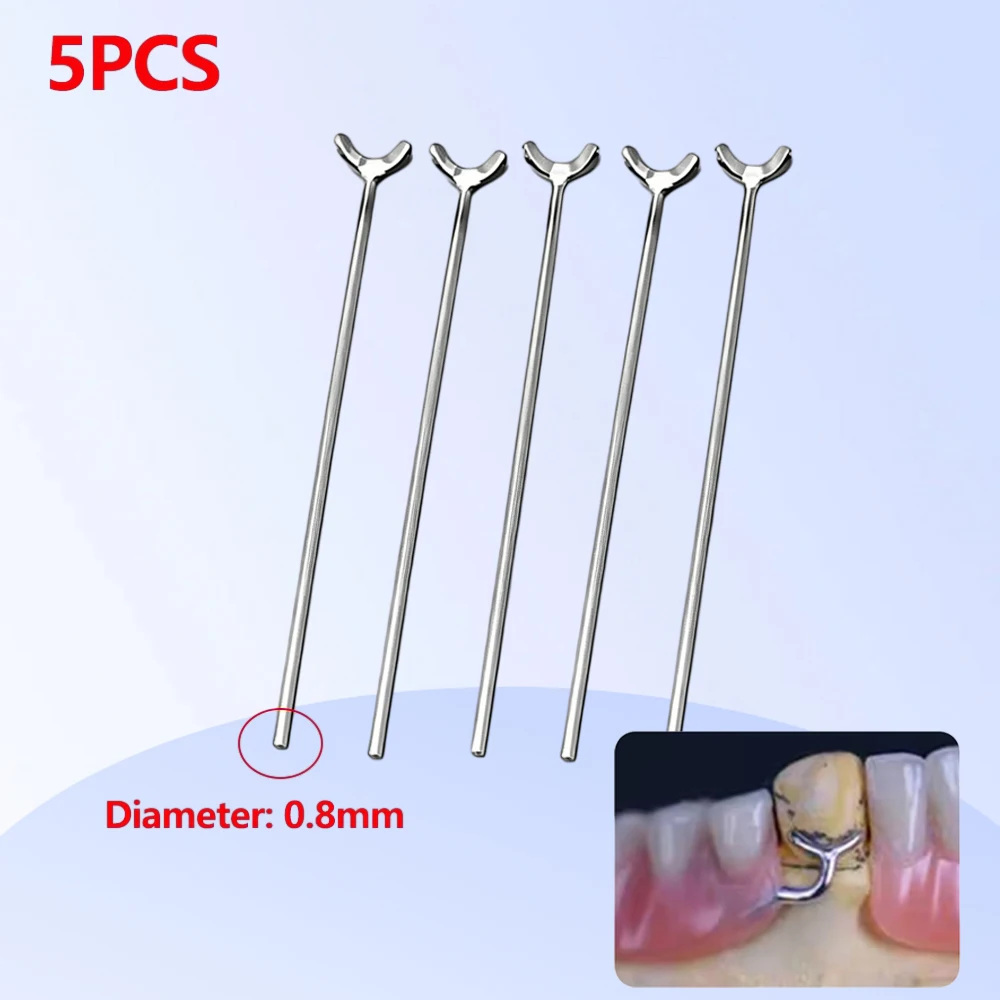 5Pcs Dental Tool J Clasp Ball Retainer Orthodontic 0.8/0.9Mm Oblique Bar Y-Type Teeth Position Hold
5Pcs Dental Tool J Clasp Ball Retainer Orthodontic 0.8/0.9Mm Oblique Bar Y-Type Teeth Position Hold