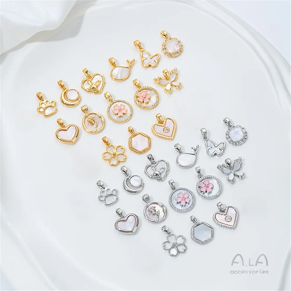 14K Bag Gold Inlaid with Natural Fritillary Star Moon Cherry Blossom Butterfly Heart Pendant Necklace Jewelry Pendant
14K Bag Gold Inlaid with Natural Fritillary Star Moon Cherry Blossom Butterfly Heart Pendant Necklace Jewelry Pendant