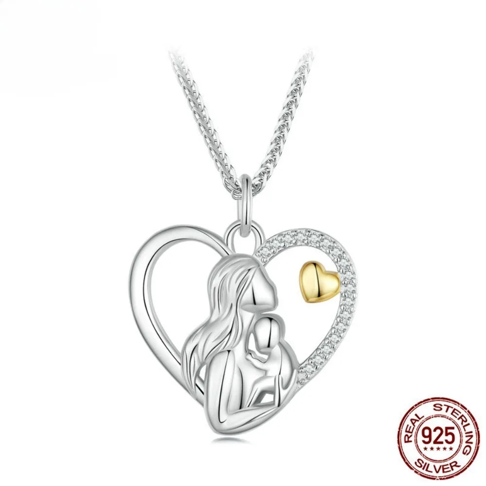 Колье с подвеской в форме сердца из стерлингового серебра S925 — элитный, роскошный и модный подарок на День матери для мамы.
Колье с подвеской в форме сердца из стерлингового серебра S925 — элитный, роскошный и модный подарок на День матери для мамы.