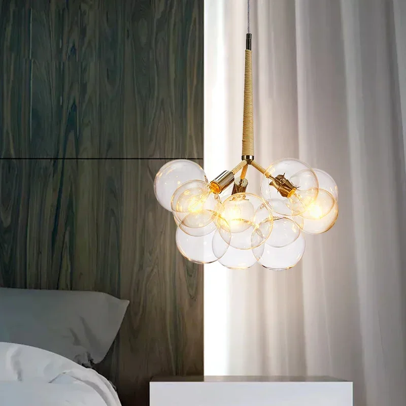 Nordic Warm Bedroom Bubble Light Living Room Dining Room Pendant Lamp Children's Room Chandelier Home Decoration Luxury Lighting
Nordic Warm Bedroom Bubble Light Living Room Dining Room Pendant Lamp Children's Room Chandelier Home Decoration Luxury Lighting