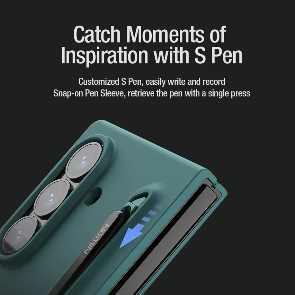 NILLKIN For Samsung Galaxy Z Fold 7 5G Folding Case With S-Pen Stylus Liquid Silicone Cover Anti Fingerprints For Z Fold 7 Cases
NILLKIN For Samsung Galaxy Z Fold 7 5G Folding Case With S-Pen Stylus Liquid Silicone Cover Anti Fingerprints For Z Fold 7 Cases