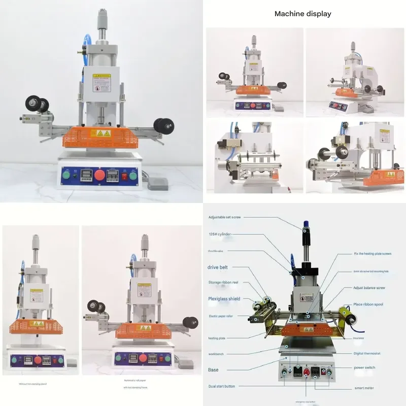 Hydraulic Hot Press Machine Hot Foil Stamping Machine for Leather and Wood Embossing
Hydraulic Hot Press Machine Hot Foil Stamping Machine for Leather and Wood Embossing