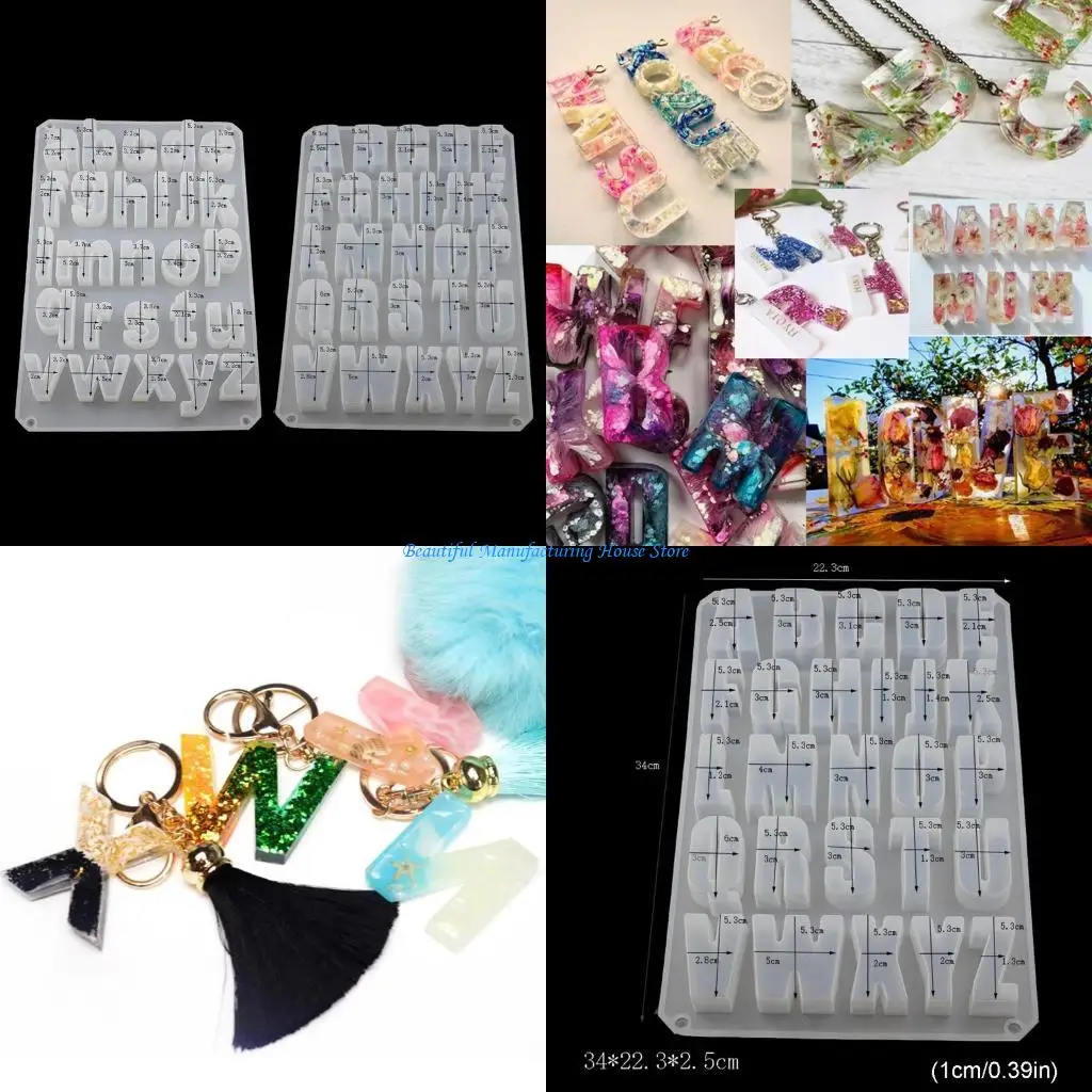 E56A English Letter Pendant Resin Mold Large Letter Silicone Casting Mold Resin Casting Mold Art Craft Tools
E56A English Letter Pendant Resin Mold Large Letter Silicone Casting Mold Resin Casting Mold Art Craft Tools