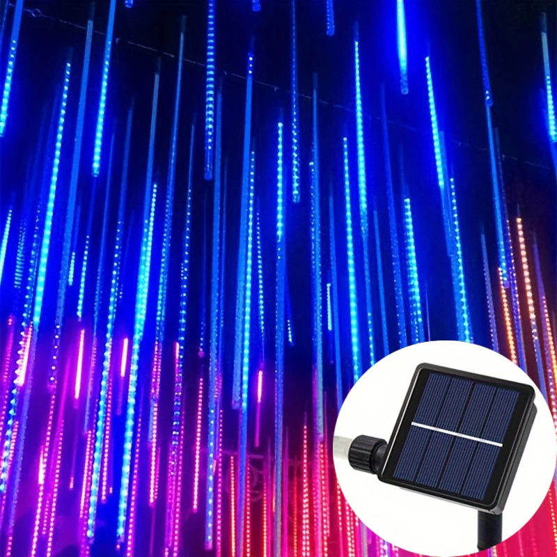 Solar LED Meteor Shower Light Holiday Fairy String Light Decor Outdoor Party Garden Street Garland Christmas Wedding Decorations
Solar LED Meteor Shower Light Holiday Fairy String Light Decor Outdoor Party Garden Street Garland Christmas Wedding Decorations