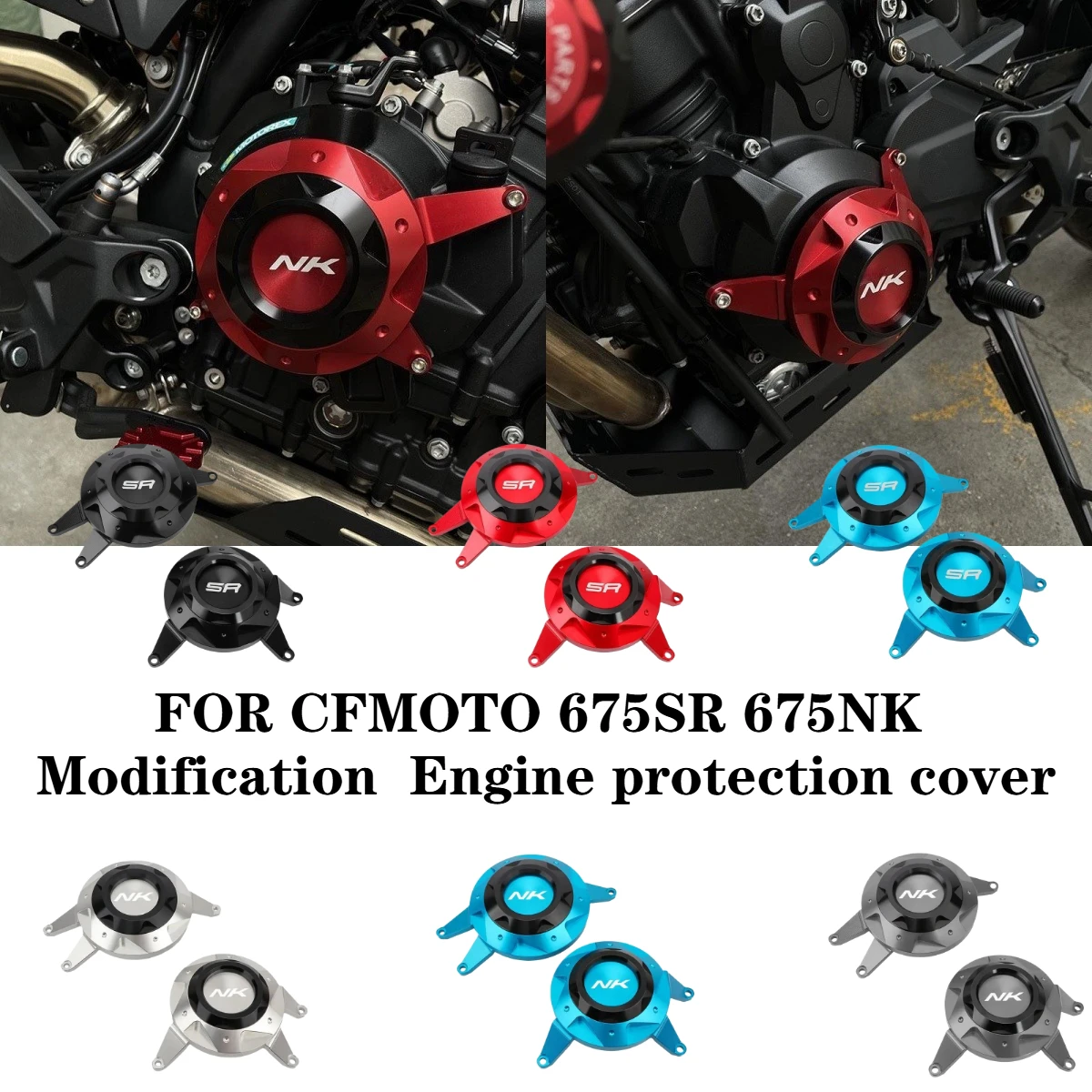 for cfmoto 675NK 675SR-R 675SS Modification Engine Anti-drop Block.Engine Protection Cover, Anti-drop Edge Cover, Accessories
for cfmoto 675NK 675SR-R 675SS Modification Engine Anti-drop Block.Engine Protection Cover, Anti-drop Edge Cover, Accessories