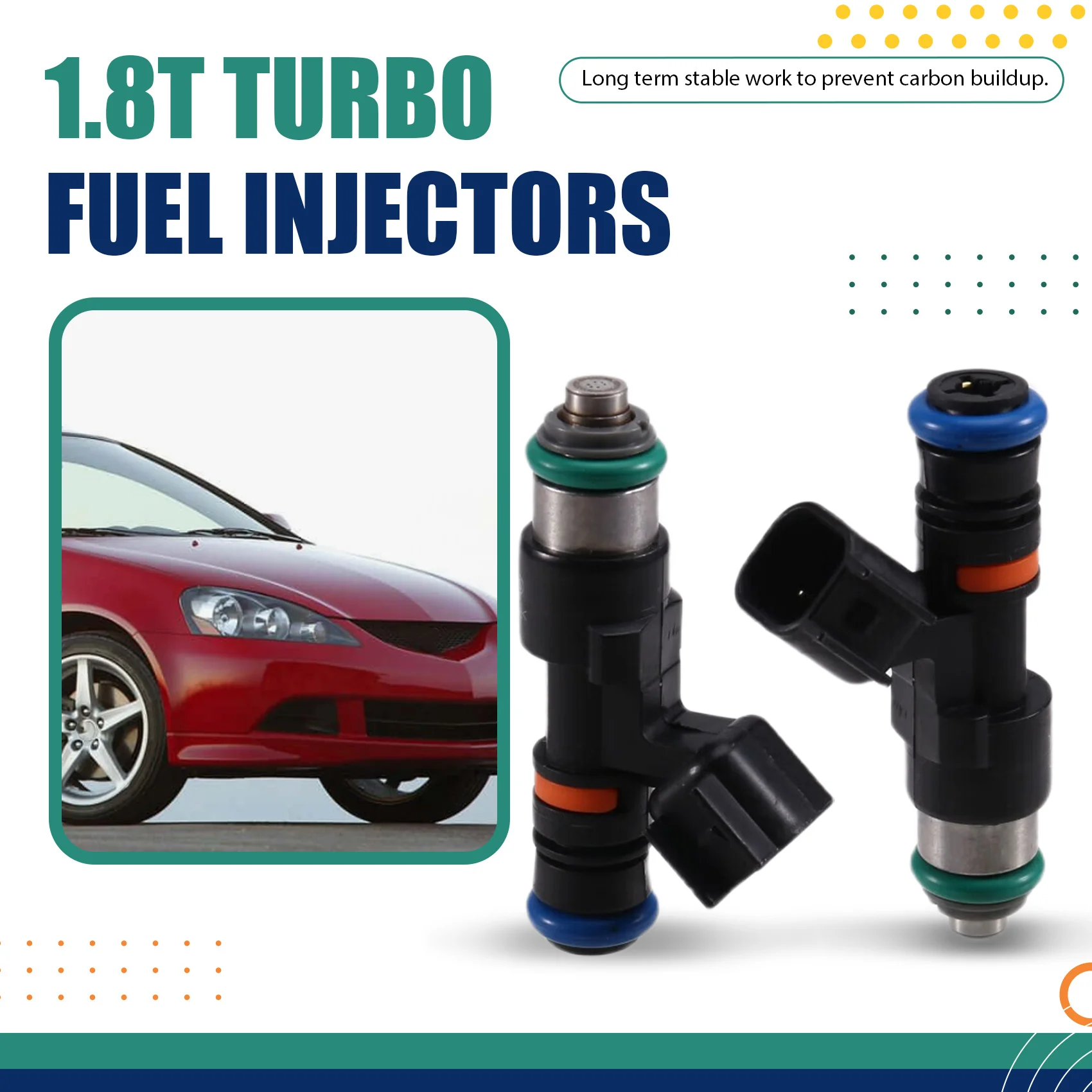 A54P-4Pcs 0280158117 0280158298 60LB 630Cc Fuel Injector 1.8T Turbo For A4 TT Golf Jetta Acura
A54P-4Pcs 0280158117 0280158298 60LB 630Cc Fuel Injector 1.8T Turbo For A4 TT Golf Jetta Acura
