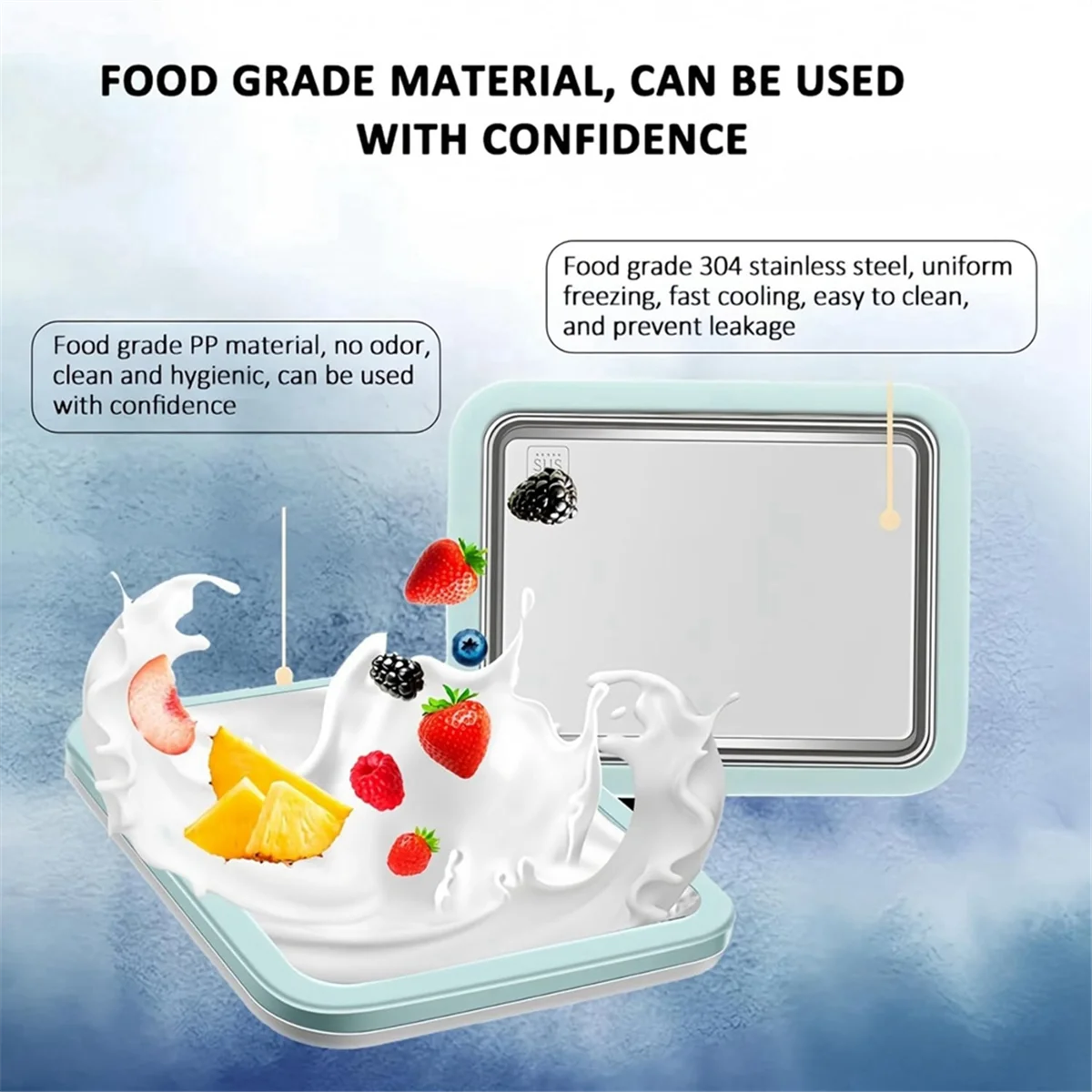 A69TInstant Ice Cream Maker,Homemade DIY Ice Cream,Freeze Yogurt Rolls,Food Grade Stainless Steel Ice Cream Roll Machine
A69TInstant Ice Cream Maker,Homemade DIY Ice Cream,Freeze Yogurt Rolls,Food Grade Stainless Steel Ice Cream Roll Machine