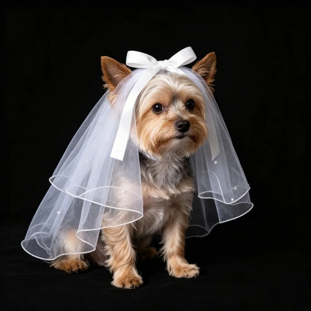 Valentine's Day Party Bow Pet Wedding Headdress White Black Dog Bandana Dog Bride Costume Dog Cat
Valentine's Day Party Bow Pet Wedding Headdress White Black Dog Bandana Dog Bride Costume Dog Cat