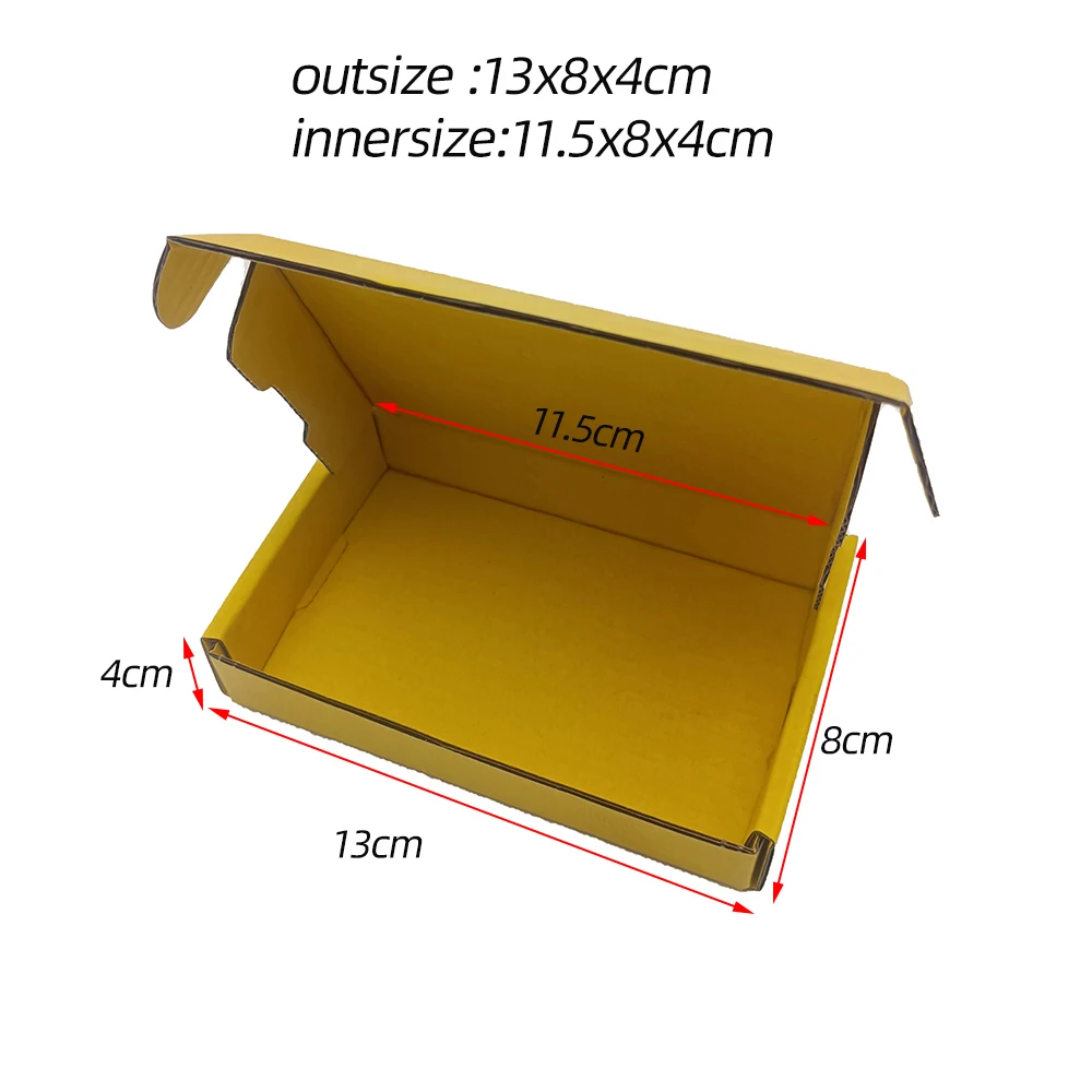 Size 13x8x4 cm Color Paper Folding Box Color Corrugated paper Box Hard Packaging Box Postal Corrugated Paper Carton Boxes
Size 13x8x4 cm Color Paper Folding Box Color Corrugated paper Box Hard Packaging Box Postal Corrugated Paper Carton Boxes