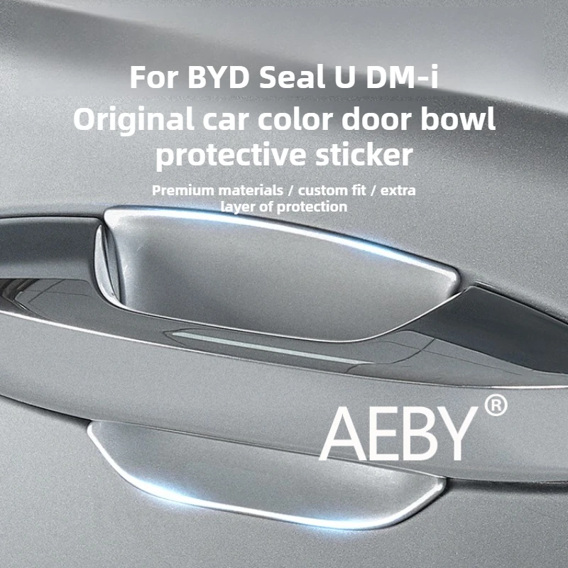 AEBY For BYD Seal U DM-i 2020-2025 Door Handle Cover, Outer Accessories Scratch Protector Guard Plate, Auto Exterior Styling
AEBY For BYD Seal U DM-i 2020-2025 Door Handle Cover, Outer Accessories Scratch Protector Guard Plate, Auto Exterior Styling