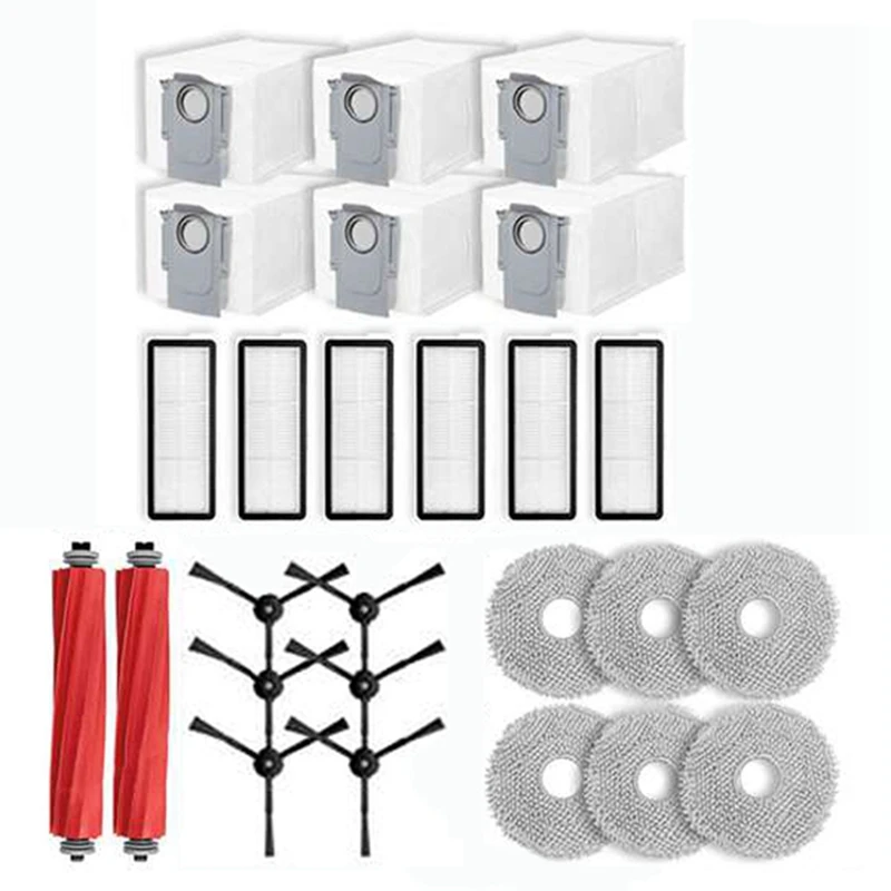 For Roborock Qrevo S, Qrevo Pro, Qrevo Maxv Robot Vacuum Parts Main Roller Side Brush Hepa Filter Mop Pad Cloth Dust Bag
For Roborock Qrevo S, Qrevo Pro, Qrevo Maxv Robot Vacuum Parts Main Roller Side Brush Hepa Filter Mop Pad Cloth Dust Bag