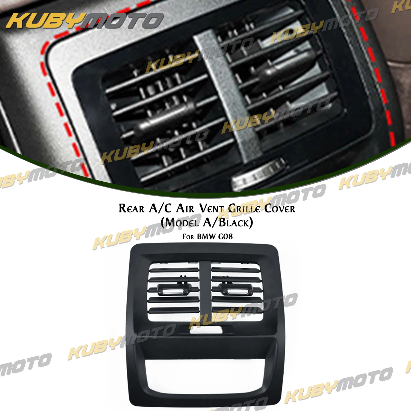 Rear Air Conditioner Air Vent Outlet Grill Panel Protective Cover Trim For BMW X3 G01 G08 X3M F97 X4 G02 X4M F98 ix3 G08 BEV
Rear Air Conditioner Air Vent Outlet Grill Panel Protective Cover Trim For BMW X3 G01 G08 X3M F97 X4 G02 X4M F98 ix3 G08 BEV