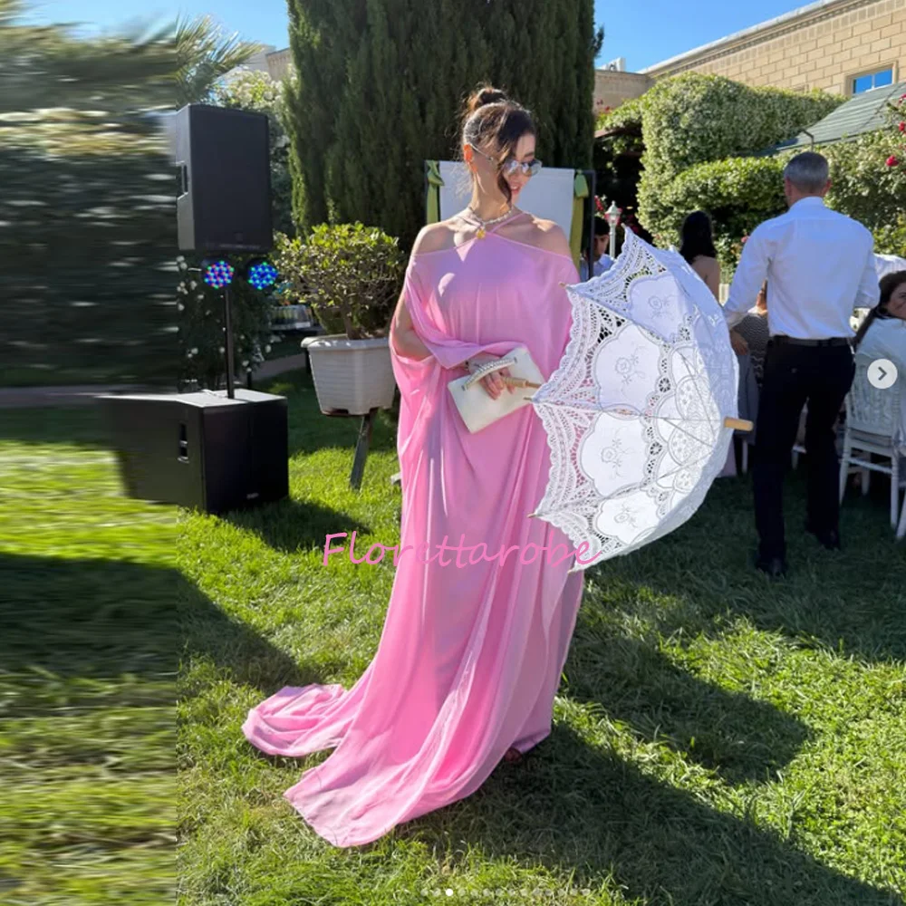  Customized Elegant Pink Long Prom Dresses Hlater Neck Floor Length Evening Dress Chiffon Party Dresses
Customized Elegant Pink Long Prom Dresses Hlater Neck Floor Length Evening Dress Chiffon Party Dresses