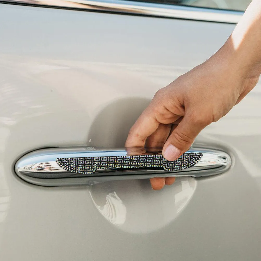 8Pcs Car Door Guard Cover Set Rhinestone PU Bling Side Mirror Protector Anti Scratch Ding Protection for Vehicle Exterior
8Pcs Car Door Guard Cover Set Rhinestone PU Bling Side Mirror Protector Anti Scratch Ding Protection for Vehicle Exterior
