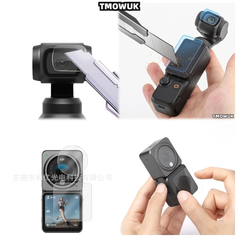 For DJI Pocket 1 2 Osmo Pocket 3, Photographers' Screen Protector For Action 2 4 Pro.
For DJI Pocket 1 2 Osmo Pocket 3, Photographers' Screen Protector For Action 2 4 Pro.