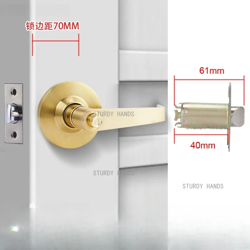 1 set of stainless steel panel spherical silent door lock indoor universal solid wood with key handle lock
1 set of stainless steel panel spherical silent door lock indoor universal solid wood with key handle lock