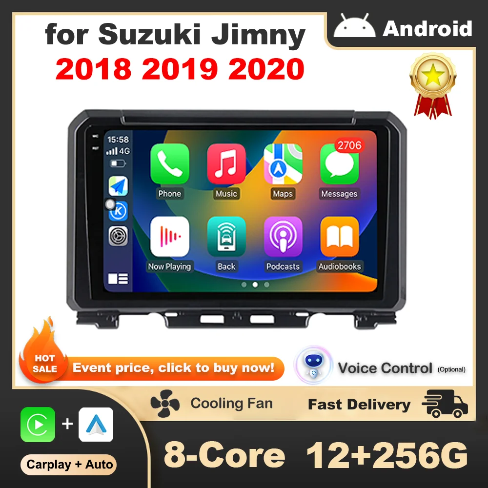 Car Radio Multimedia Player GPS Navigation 9 inch Android OS for Suzuki Jimny 2018 2019 2020 Wireless Carplay IPS Touch Screen
Car Radio Multimedia Player GPS Navigation 9 inch Android OS for Suzuki Jimny 2018 2019 2020 Wireless Carplay IPS Touch Screen