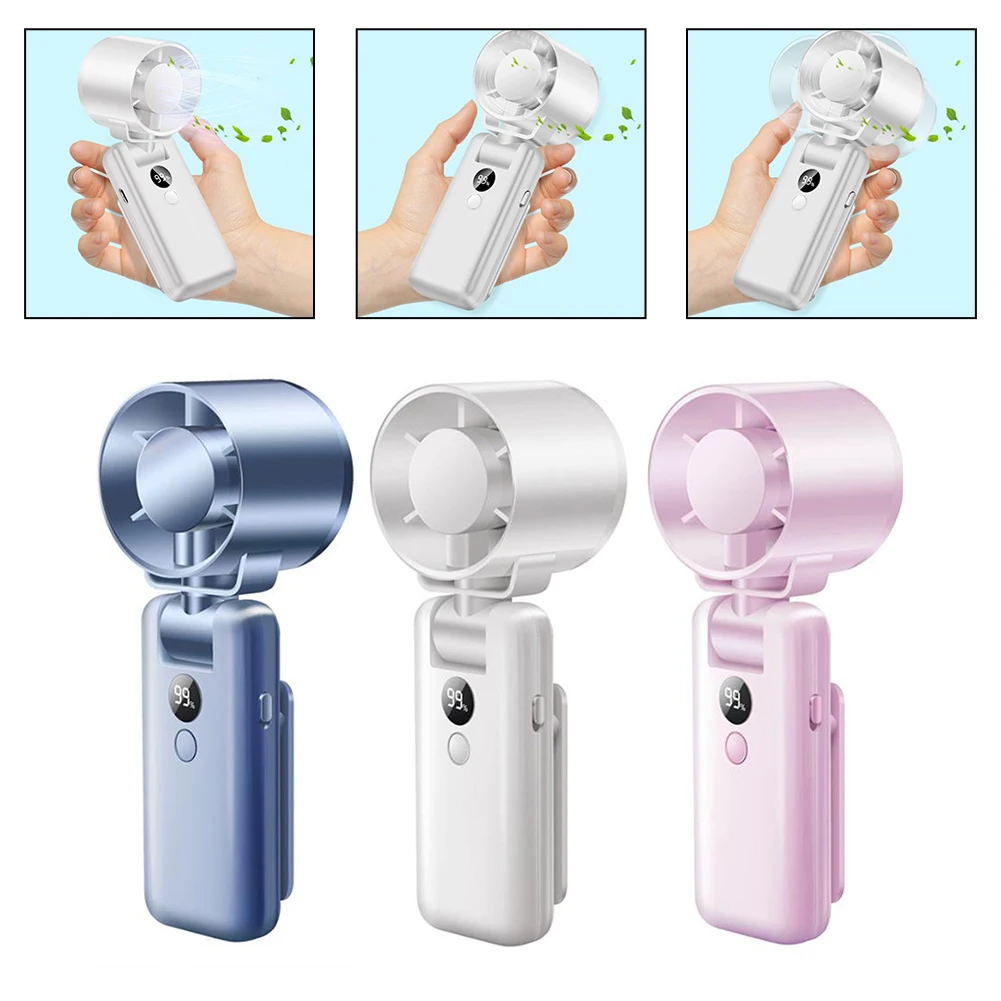 Easily Carried Handheld Cooling Device Features Include Compact Foldability & Quick Recharge via USB Connection
Easily Carried Handheld Cooling Device Features Include Compact Foldability & Quick Recharge via USB Connection
