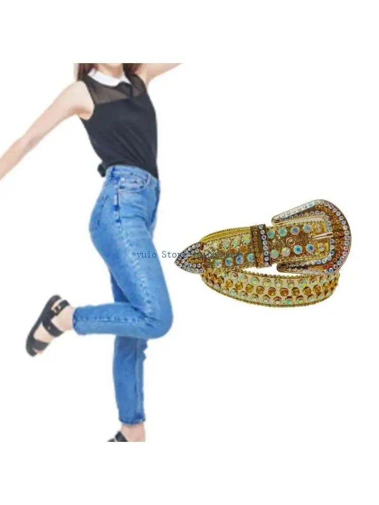 X7XB Waist Belt for Dress Adjustable Pin Buckle Waist Belt Shinning Full Sequins Wide Waist Belt Ladies Skirt Belt
X7XB Waist Belt for Dress Adjustable Pin Buckle Waist Belt Shinning Full Sequins Wide Waist Belt Ladies Skirt Belt