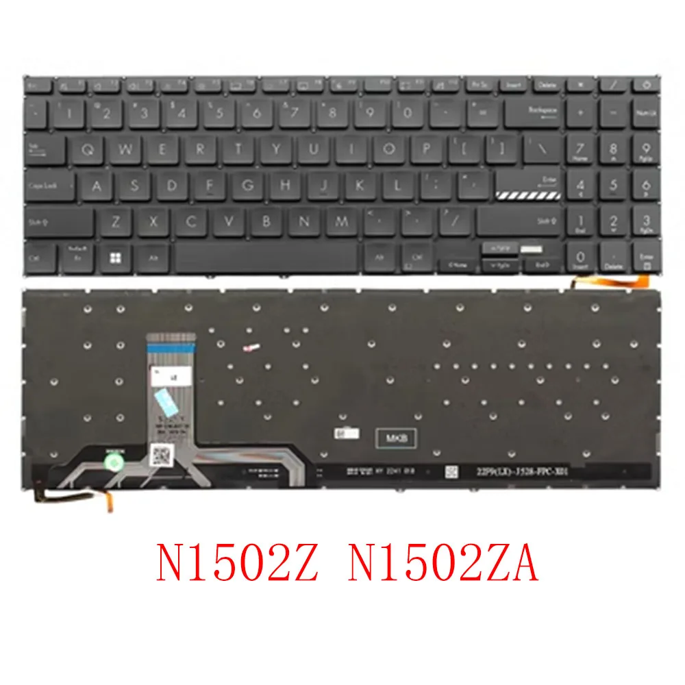 Laptop Keyboard For ASUS VivoBook 15 N1502Z N1502ZA Without Frame Black United States US With Backlit
Laptop Keyboard For ASUS VivoBook 15 N1502Z N1502ZA Without Frame Black United States US With Backlit