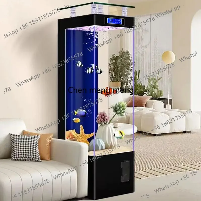 Интеллектуальный аквариум K153 без необходимости обслуживания, вертикальный напольный фильтр для дома и гостиной, интегрированная экологическая система из стекла.
Интеллектуальный аквариум K153 без необходимости обслуживания, вертикальный напольный фильтр для дома и гостиной, интегрированная экологическая система из стекла.