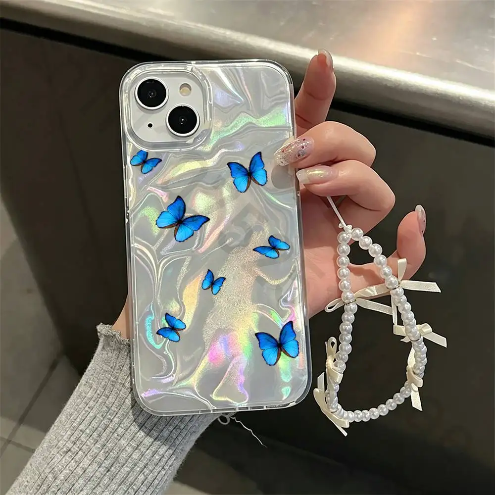 Butterfly Phone Case For iPhone 17 16 15 13 14 Pro Max 11 12 Plus Luxury Laser Silver Gradient Silicone Cover
Butterfly Phone Case For iPhone 17 16 15 13 14 Pro Max 11 12 Plus Luxury Laser Silver Gradient Silicone Cover