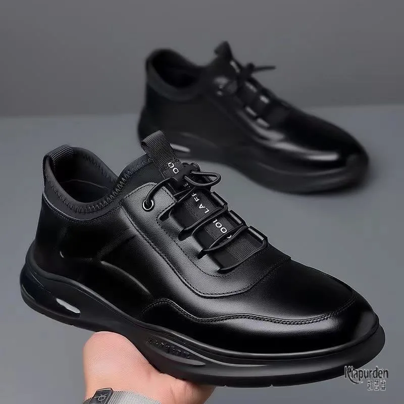Men's Casual Sport Shoes Soft Leather Work Shoes Dad Kitchen Workwear Spring 2024 Fashionable Single Shoes round Toe Rubber Sole
Men's Casual Sport Shoes Soft Leather Work Shoes Dad Kitchen Workwear Spring 2024 Fashionable Single Shoes round Toe Rubber Sole