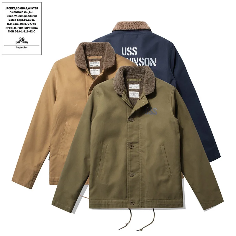 Navy Letter Print N-1 Plus Velvet Jacket Deck Suit Lamb Fleece Hunting Coat Outdoor Trekking Camping Training Sports Stormsuit
Navy Letter Print N-1 Plus Velvet Jacket Deck Suit Lamb Fleece Hunting Coat Outdoor Trekking Camping Training Sports Stormsuit