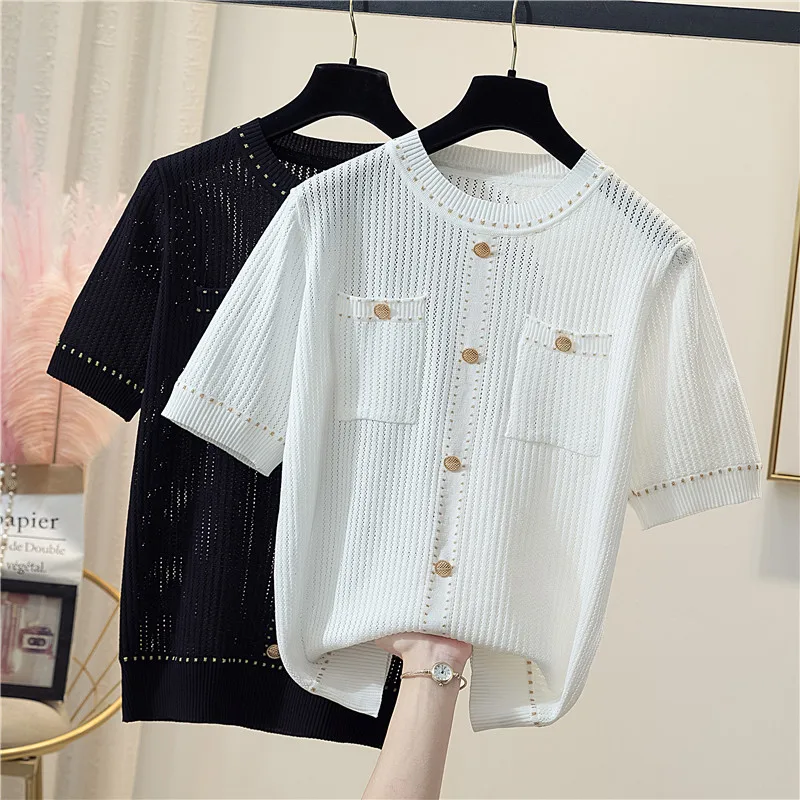basic women's sweaters 2023 thin summer Sexy Hollow Out knit sweater oversize female chic female loose jumper pull Knitwear
basic women's sweaters 2023 thin summer Sexy Hollow Out knit sweater oversize female chic female loose jumper pull Knitwear
