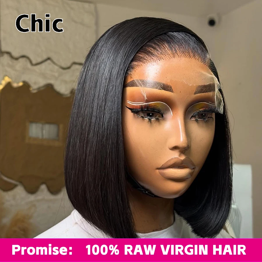 Gd Chic Wigs Wear And Go Glueless Human Hair Wig Bob Real HD Lace Straight 5x5 HD Lace Closure Wig Pre Plucked 100% Raw Hair Wig
Gd Chic Wigs Wear And Go Glueless Human Hair Wig Bob Real HD Lace Straight 5x5 HD Lace Closure Wig Pre Plucked 100% Raw Hair Wig