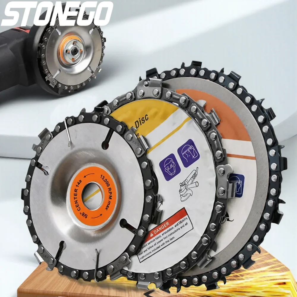 Диск для резьбы по дереву Stonego, деревообрабатывающая цепная шлифовальная машина, пластинчатый инструмент, 4 дюйма, 4,5 дюйма, 5,0 дюйма, угловая шлифовальная машина 
Диск для резьбы по дереву Stonego, деревообрабатывающая цепная шлифовальная машина, пластинчатый инструмент, 4 дюйма, 4,5 дюйма, 5,0 дюйма, угловая шлифовальная машина
