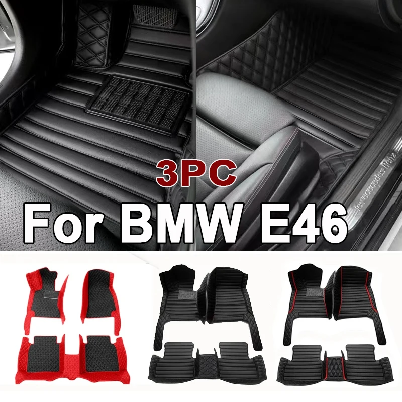 Custom Automotive Car Floor Mats For BMW E46 1998 1999 2000 2001 2002 2003 Auto Luxury Leather Men Women Car Mats Full Coverage
Custom Automotive Car Floor Mats For BMW E46 1998 1999 2000 2001 2002 2003 Auto Luxury Leather Men Women Car Mats Full Coverage