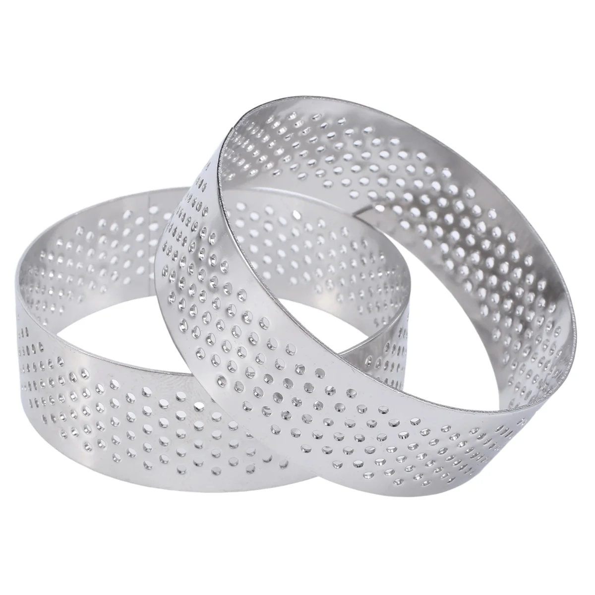 CHFL 6Pcs 6cm Tart Ring Stainless Steel Tartlet Mold Circle Cutter Pie Ring Heat-Resistant Perforated Cake Mousse Molds
CHFL 6Pcs 6cm Tart Ring Stainless Steel Tartlet Mold Circle Cutter Pie Ring Heat-Resistant Perforated Cake Mousse Molds