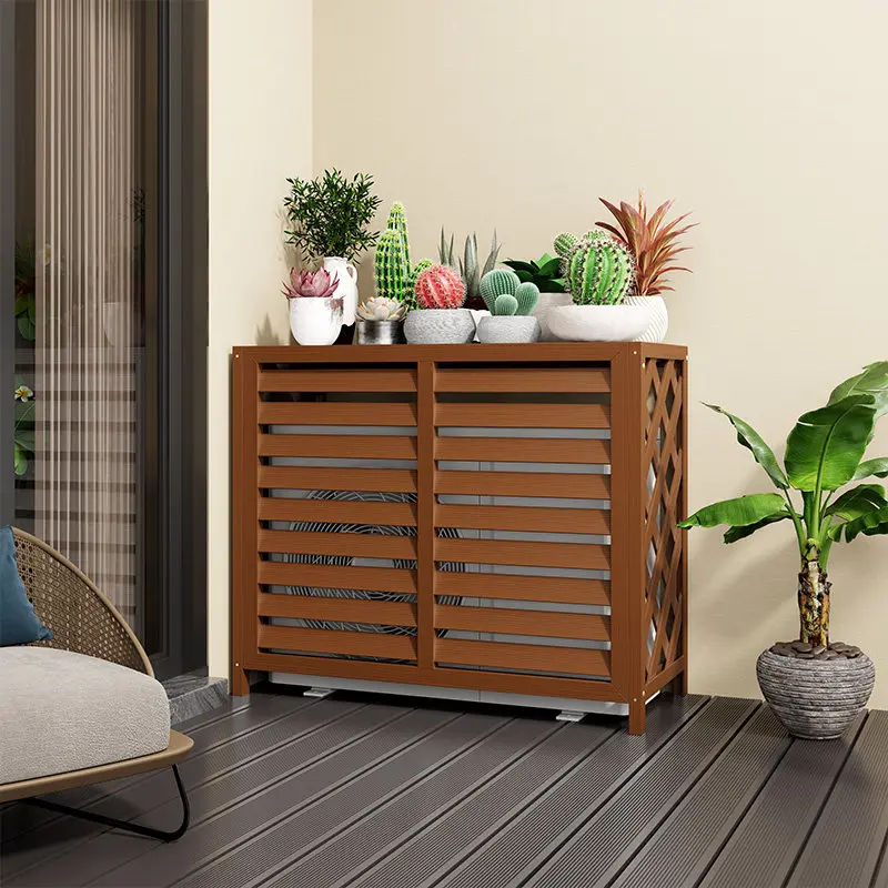 Plastic wood air conditioner outdoor unit cover flower stand balcony rack anti-corrosion wooden fence shelf outdoor solid wood
Plastic wood air conditioner outdoor unit cover flower stand balcony rack anti-corrosion wooden fence shelf outdoor solid wood