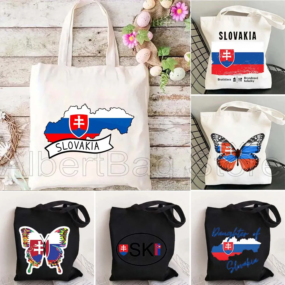 Slovakia Country Flag Butterfly Heart Slovakian Map Gifts Large Capacity Durable Canvas Tote Bag Shopper Shopping Cotton Handbag
Slovakia Country Flag Butterfly Heart Slovakian Map Gifts Large Capacity Durable Canvas Tote Bag Shopper Shopping Cotton Handbag