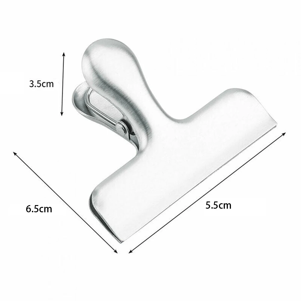 8Pcs Metal Chip Bag Clips Stainless Steel Home Kitchen Food Snack Clips Moisture-proof Household Kitchen Gadgets accessories
8Pcs Metal Chip Bag Clips Stainless Steel Home Kitchen Food Snack Clips Moisture-proof Household Kitchen Gadgets accessories