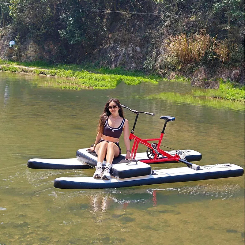 Single Inflatable Pedal Water Floating Sea Bike Bicycle For Water Entertainment
Single Inflatable Pedal Water Floating Sea Bike Bicycle For Water Entertainment