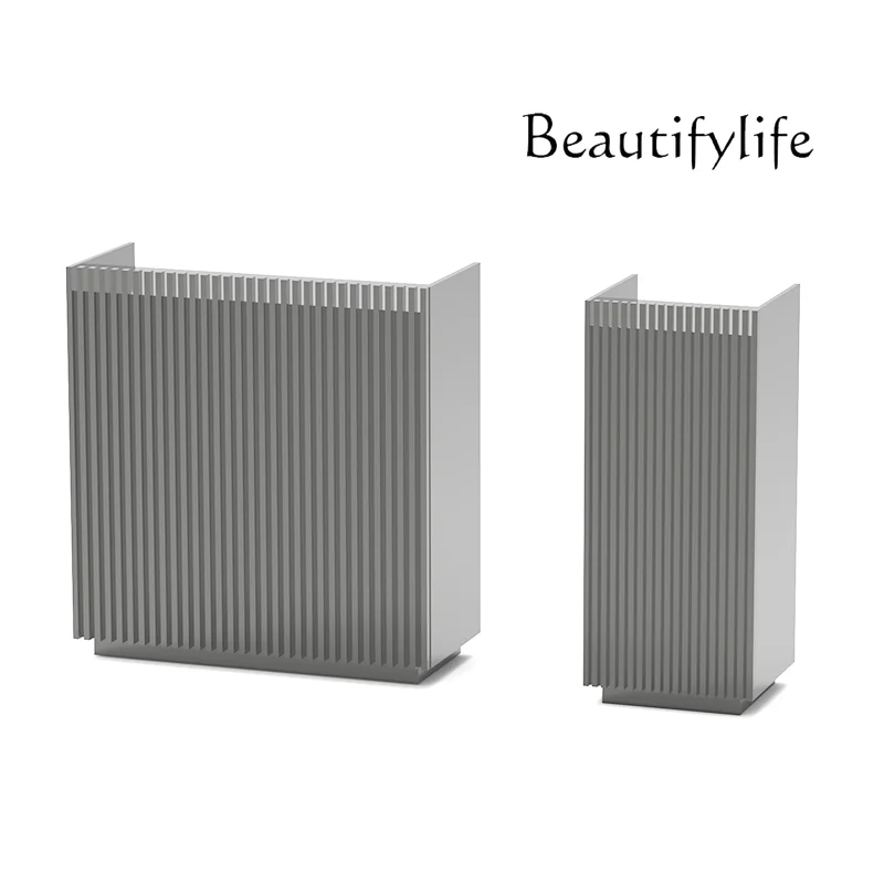 Reception Simple modern restaurant Front desk Wood grain grille Welcome desk checkout page Podium
Reception Simple modern restaurant Front desk Wood grain grille Welcome desk checkout page Podium