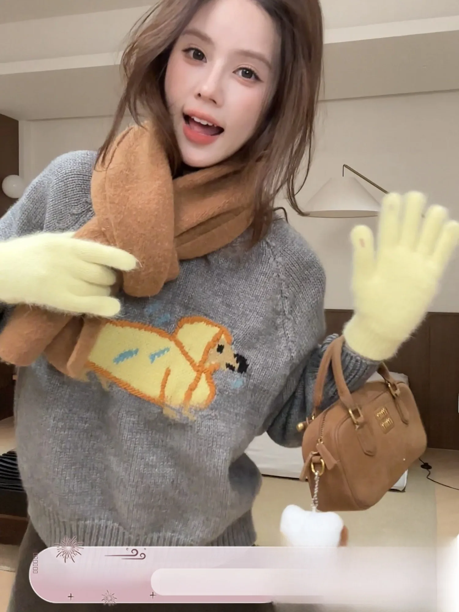 Loose Casual Korean Sle Raincoat Sweater with Embroidery Autumn Winter Slimming Faionable All-Match Flower Pattern
Loose Casual Korean Sle Raincoat Sweater with Embroidery Autumn Winter Slimming Faionable All-Match Flower Pattern