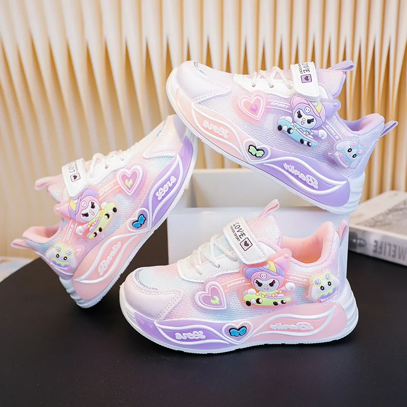Детские кроссовки Sanrio Kuromi 2026: Новинка, весенние, повседневные, с мультяшным дизайном, для девочек
Детские кроссовки Sanrio Kuromi 2026: Новинка, весенние, повседневные, с мультяшным дизайном, для девочек