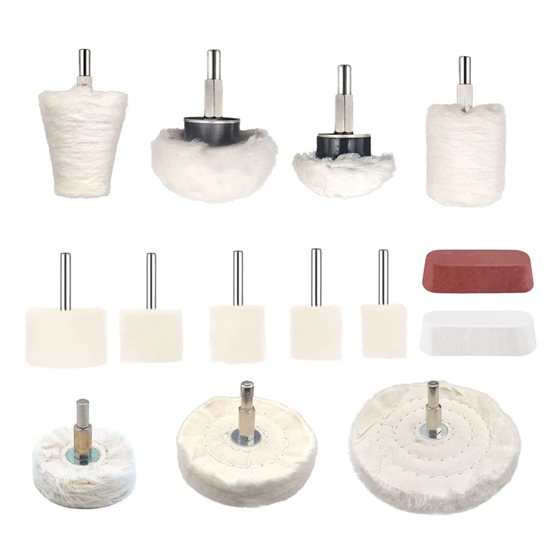 BHBD-14 Pcs Polishing Wheel For Drill,Buffing Pad Polishing Wheel Kits ,For Aluminum, Stainless Steel, Chrome,Metal,Glass
BHBD-14 Pcs Polishing Wheel For Drill,Buffing Pad Polishing Wheel Kits ,For Aluminum, Stainless Steel, Chrome,Metal,Glass
