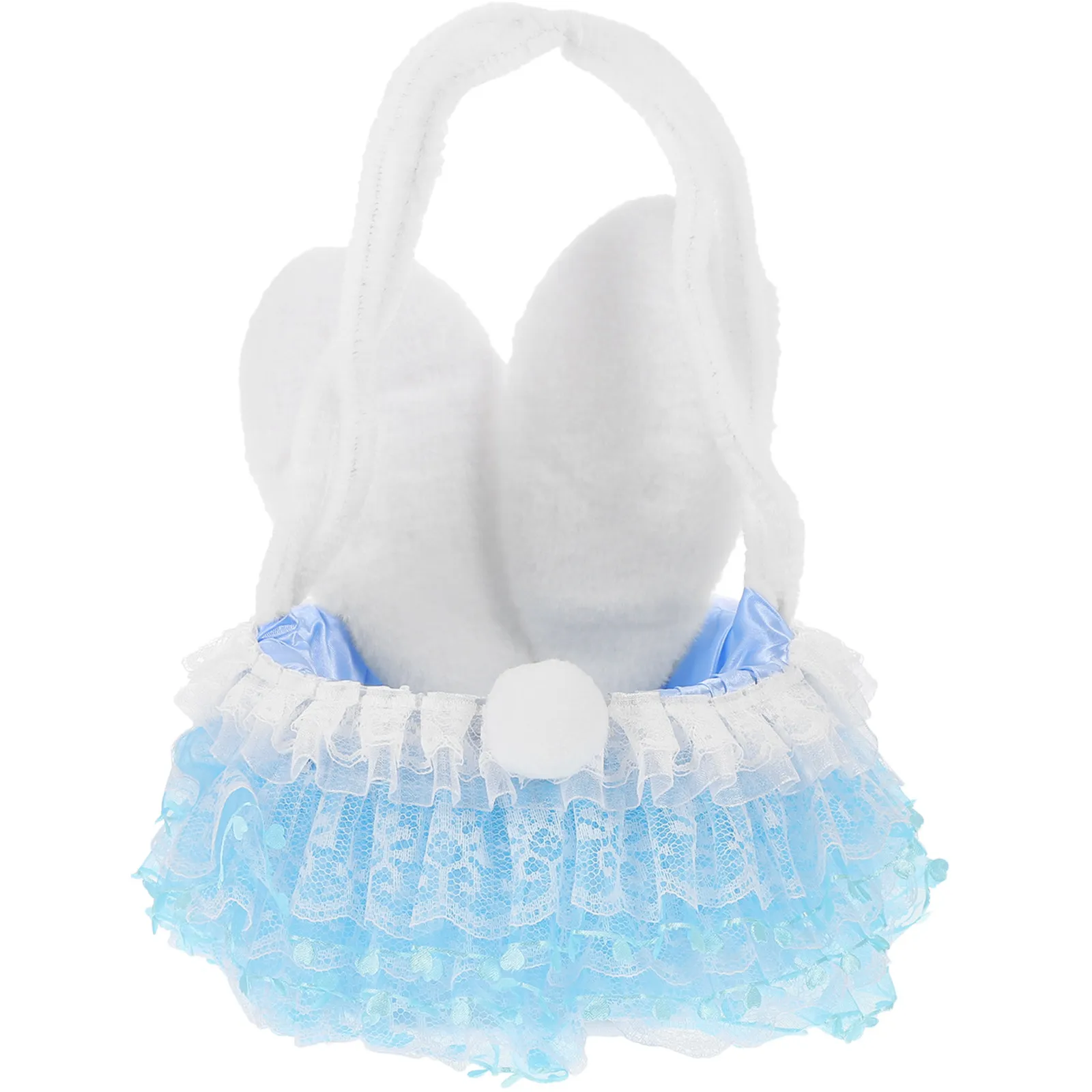 Adorable Bunny Ear Flower Basket Stable Portable Basket with Handle for Flower Girl Wedding Easter Kids Baskets
Adorable Bunny Ear Flower Basket Stable Portable Basket with Handle for Flower Girl Wedding Easter Kids Baskets