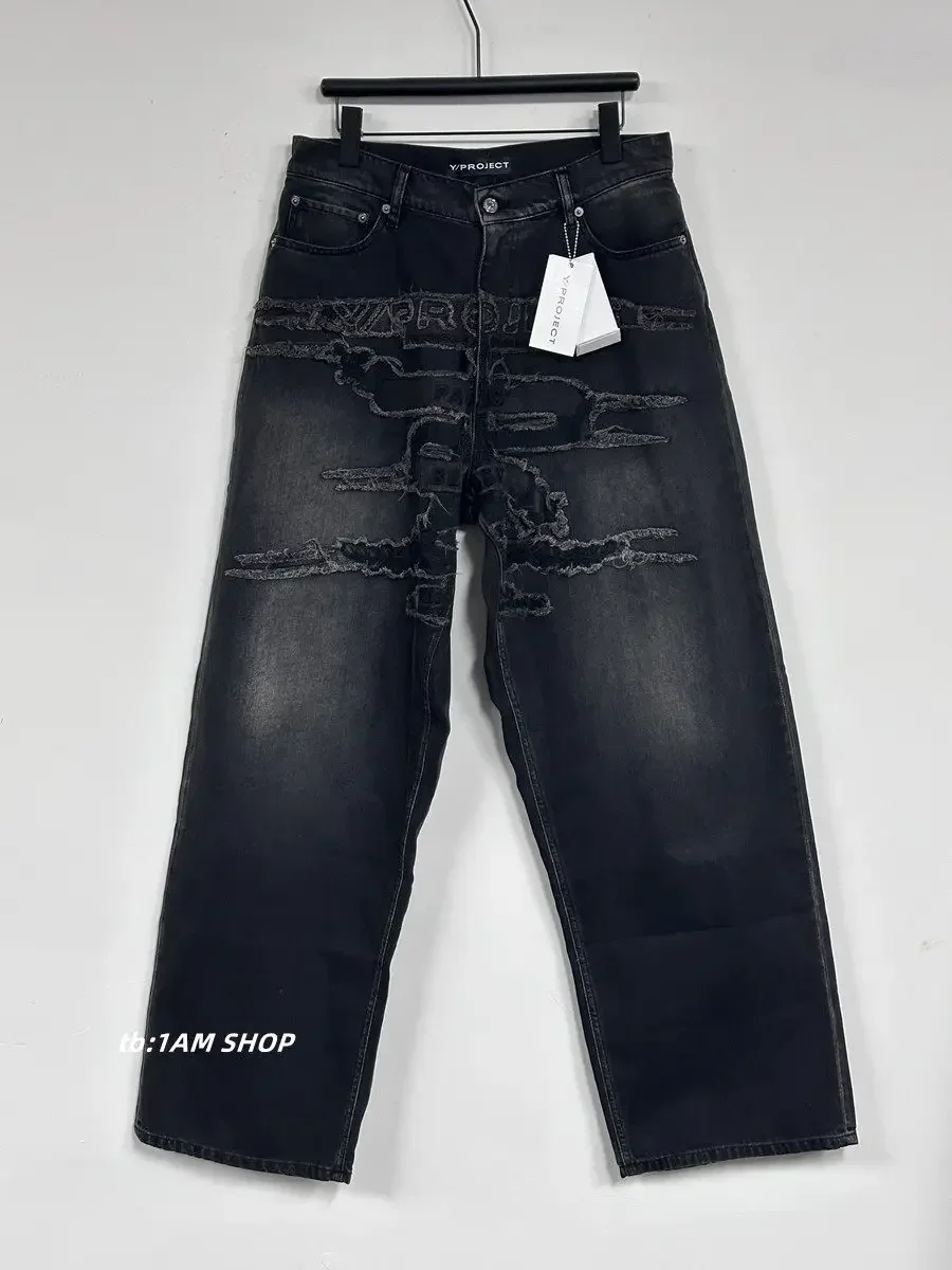 Y/Project 23FW Cloth Embroidery Washed Straight Jeans
Y/Project 23FW Cloth Embroidery Washed Straight Jeans