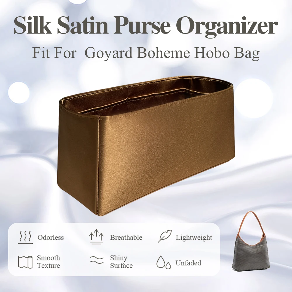Silk Satin Purse Organizer Insert Fit for Goyard Boheme Hobo Bag Inside Bag Organizer Insert Inner Liner Bag Organizer Insert
Silk Satin Purse Organizer Insert Fit for Goyard Boheme Hobo Bag Inside Bag Organizer Insert Inner Liner Bag Organizer Insert