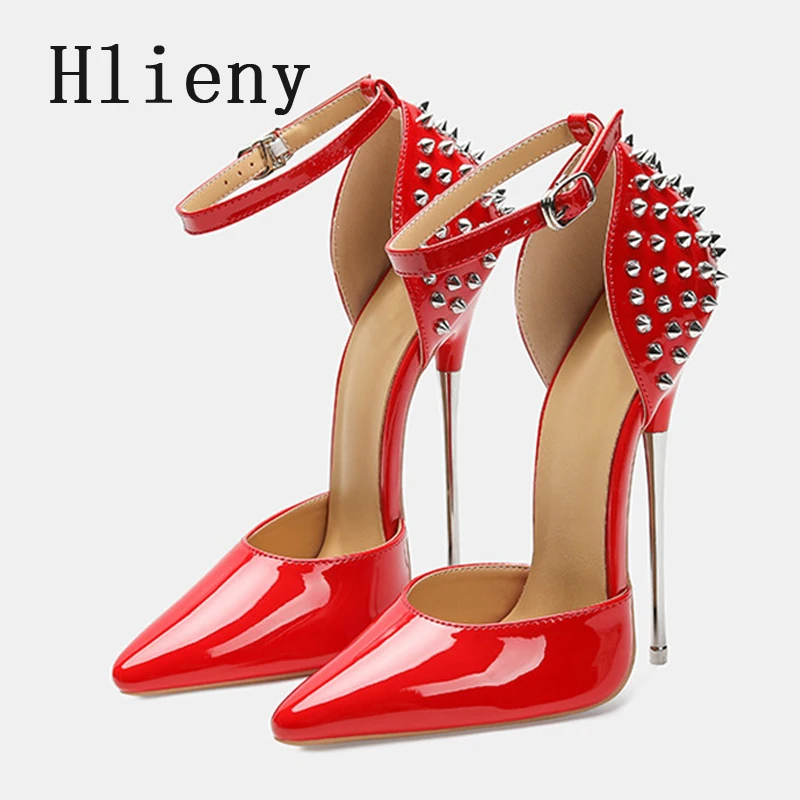 Hlieny/пикантные женские туфли-лодочки на очень тонком высоком каблуке с пряжкой и ремешком и заклепками, свадебные туфли-лодочки на шпильке с острым носком, клубные туфли для вечеринок, сандалии
Hlieny/пикантные женские туфли-лодочки на очень тонком высоком каблуке с пряжкой и ремешком и заклепками, свадебные туфли-лодочки на шпильке с острым носком, клубные туфли для вечеринок, сандалии